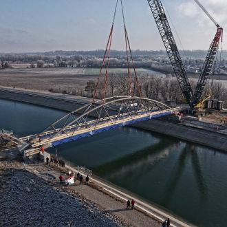 Stabbogenbrücke Innkanal